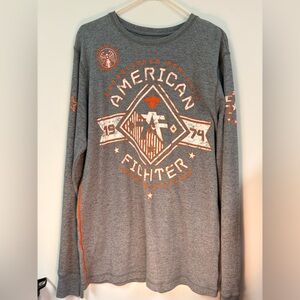 American fighter men’s shirt